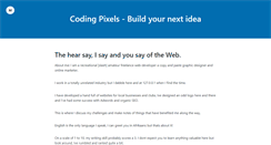Desktop Screenshot of codingpixels.co.za